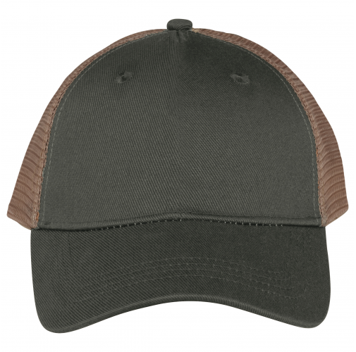 organic khaki / beige Gorra trucker ecorresponsable 5 paneles unisex