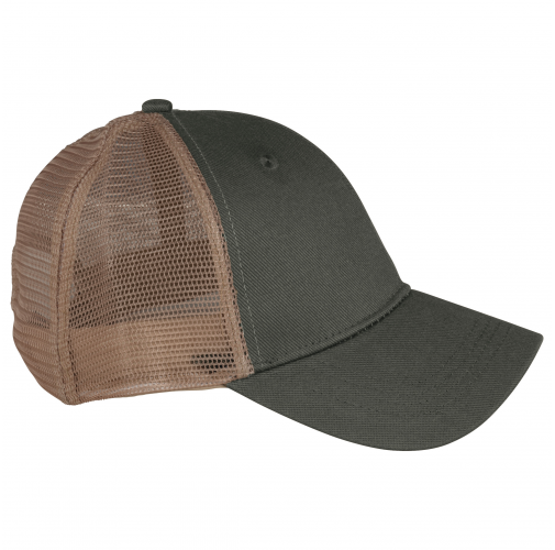 organic khaki / beige Gorra trucker ecorresponsable 5 paneles unisex