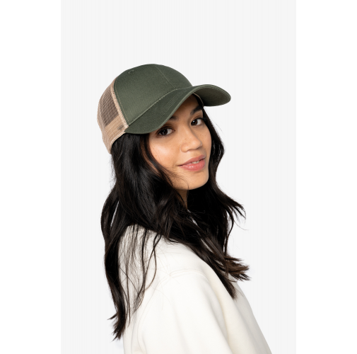 Gorra trucker ecorresponsable 6 paneles unisex