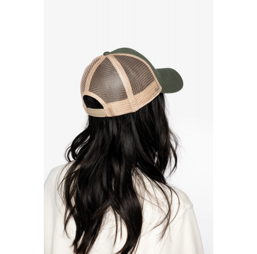 Gorra trucker ecorresponsable 6 paneles unisex