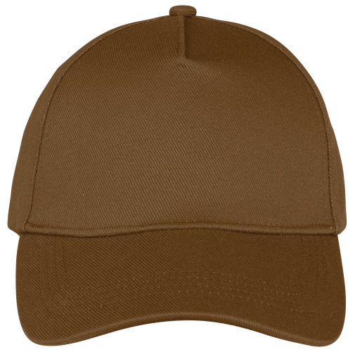 dark camel Gorra ecorresponsable 5 paneles unisex