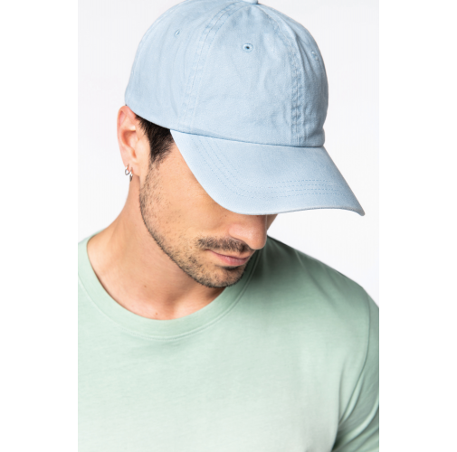 Gorra ecorresponsable efecto lavado unisex