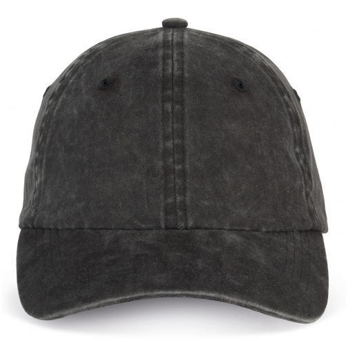 washed black Gorra ecorresponsable efecto lavado unisex