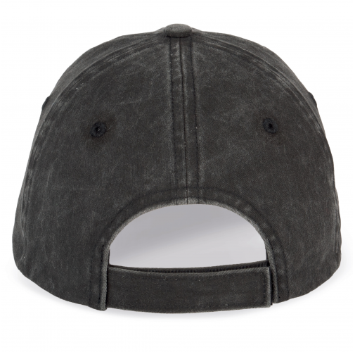 washed black Gorra ecorresponsable efecto lavado unisex
