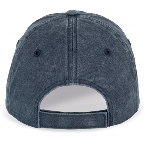 washed navy blue Gorra ecorresponsable efecto lavado unisex
