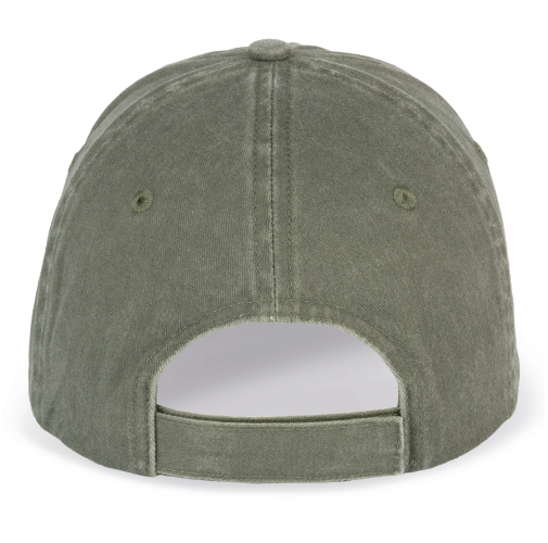washed organic khaki Gorra ecorresponsable efecto lavado unisex
