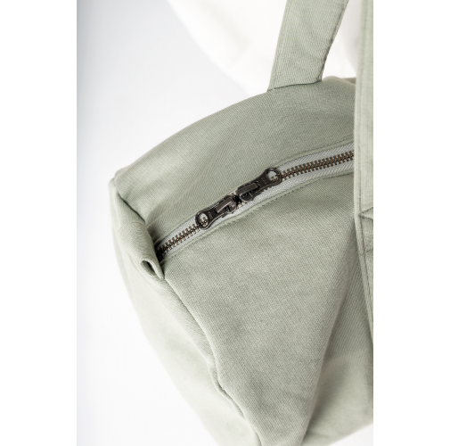 Bolsa cilíndrica de felpa