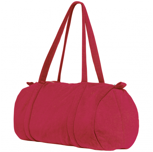 Bolsa cilíndrica de felpa