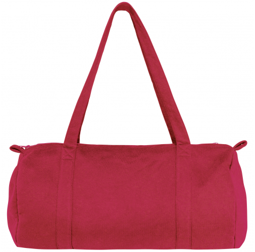 Bolsa cilíndrica de felpa