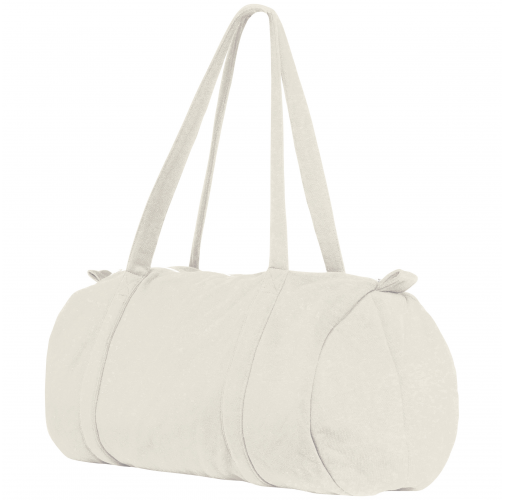 Bolsa cilíndrica de felpa