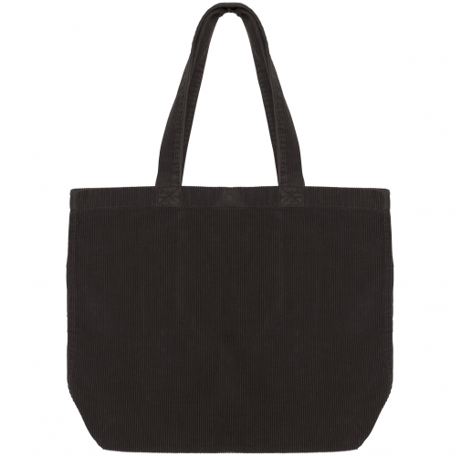washed black Bolsa ecorresponsable efecto lavado de pana