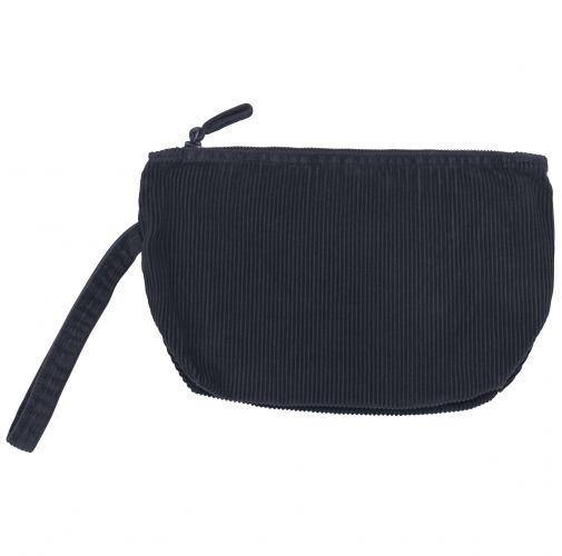 washed navy blue Estuche ecorresponsable efecto lavado de pana