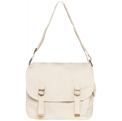 washed natural Bolsa con solapa ecorresponsable efecto lavado