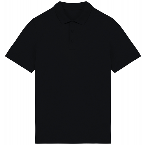 black Polo ecorresponsable hombre