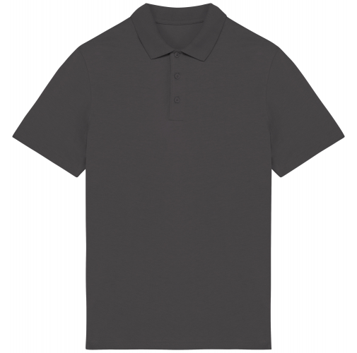 iron grey Polo ecorresponsable hombre