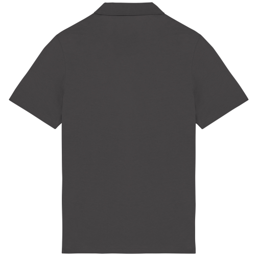 iron grey Polo ecorresponsable hombre