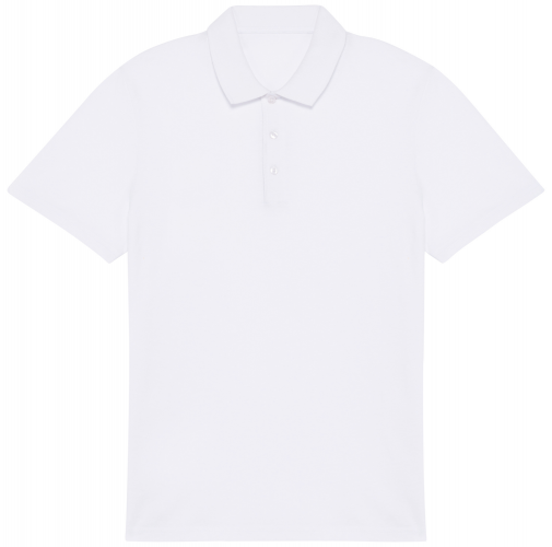 white Polo ecorresponsable hombre
