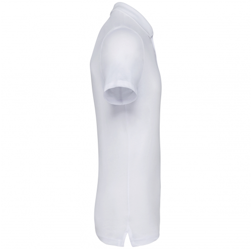 white Polo ecorresponsable hombre