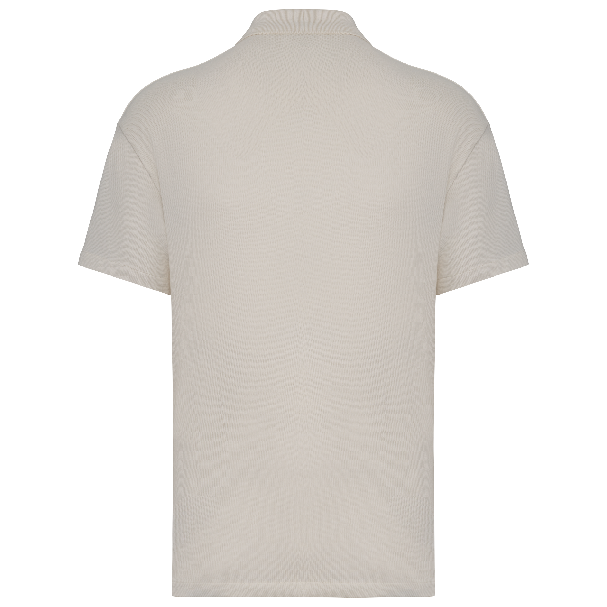 Polo ecorresponsable de punto piqué con hombros caídos hombre