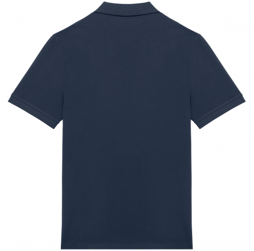 navy blue Polo ecorresponsable punto piqué hombre