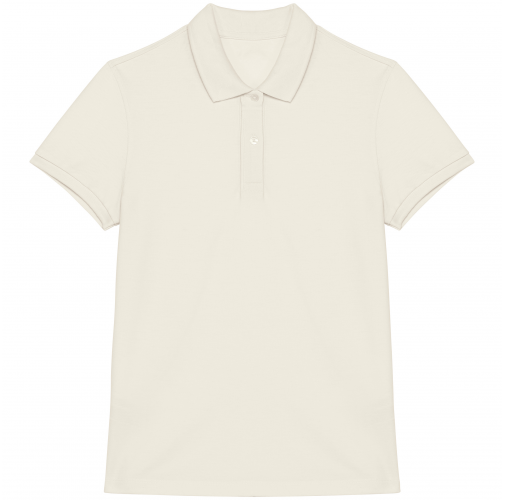 ivory Polo ecorresponsable punto piqué mujer