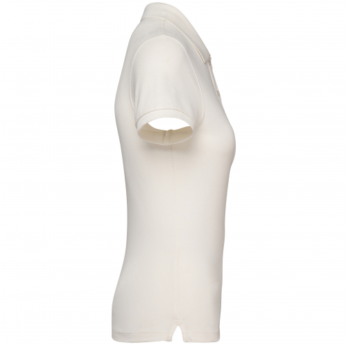 ivory Polo ecorresponsable punto piqué mujer
