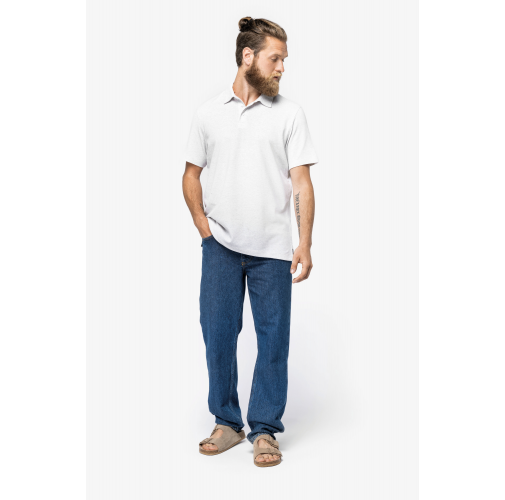Polo ecoresponsable reciclado hombre