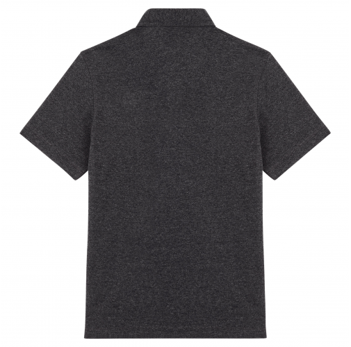 recycled anthracite heather Polo ecoresponsable reciclado hombre