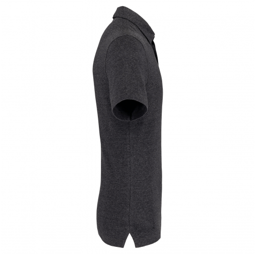 recycled anthracite heather Polo ecoresponsable reciclado hombre
