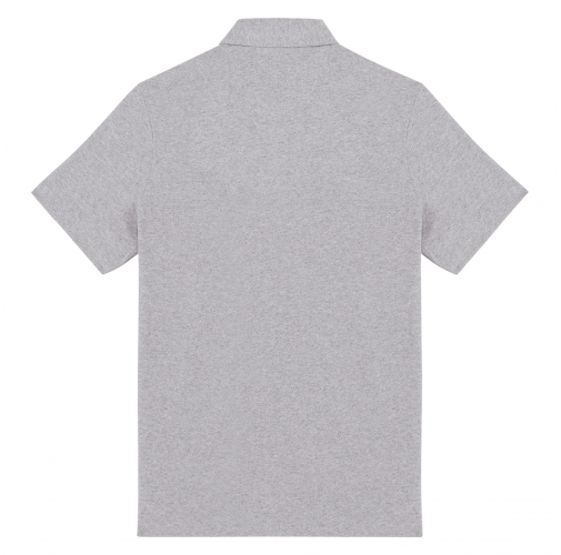 recycled oxford grey Polo ecoresponsable reciclado hombre
