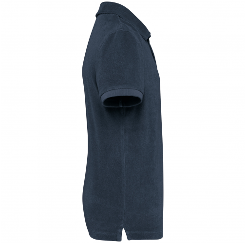 navy blue Polo ecorresponsable de rizo niño