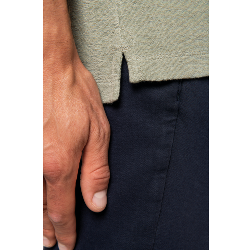 Polo ecorresponsable de rizo hombre