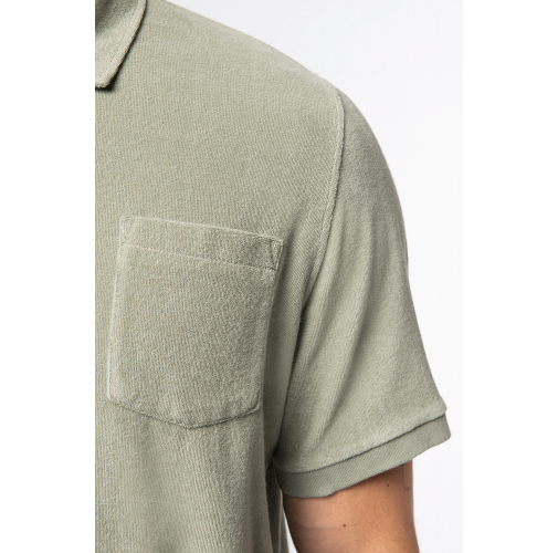 Polo ecorresponsable de rizo hombre