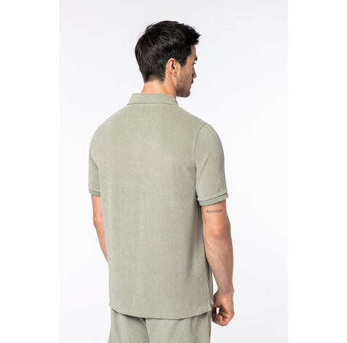 Polo ecorresponsable de rizo hombre