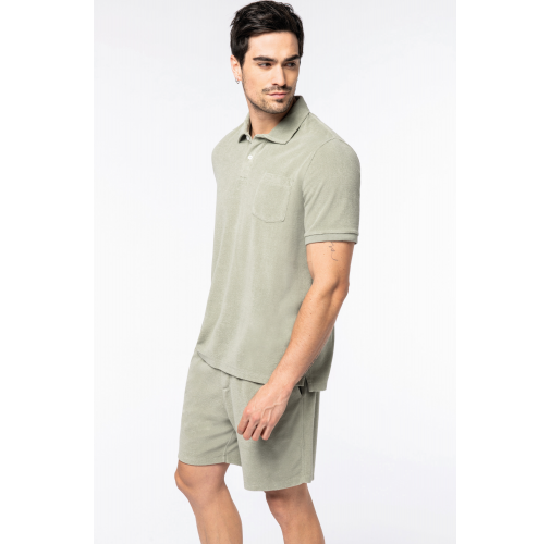 Polo ecorresponsable de rizo hombre