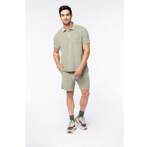 Polo ecorresponsable de rizo hombre