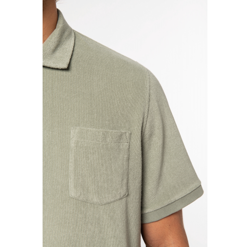 Polo ecorresponsable de rizo hombre