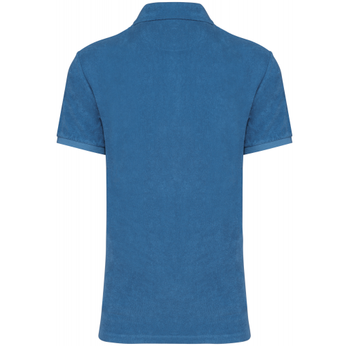 riviera blue Polo ecorresponsable de rizo hombre