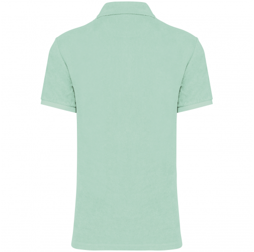 brook green Polo ecorresponsable de rizo hombre