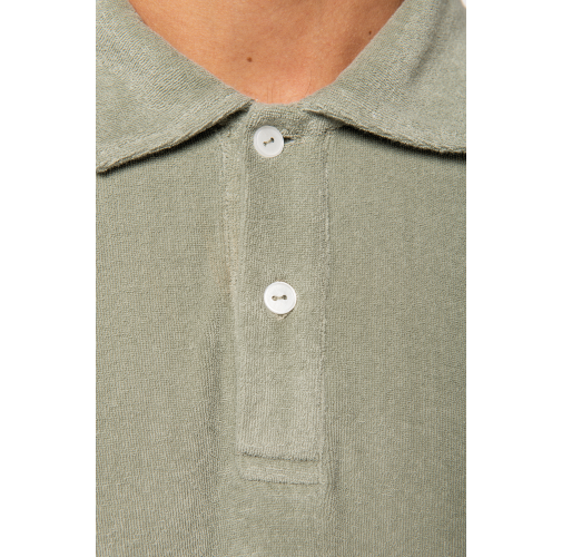 Polo ecorresponsable de rizo hombre
