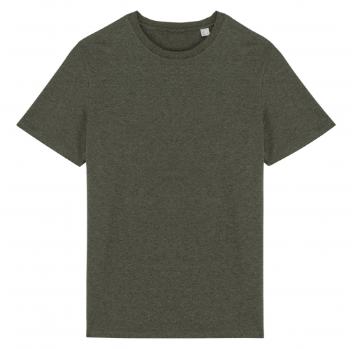 organic khaki heather Camiseta ecorresponsable unisex