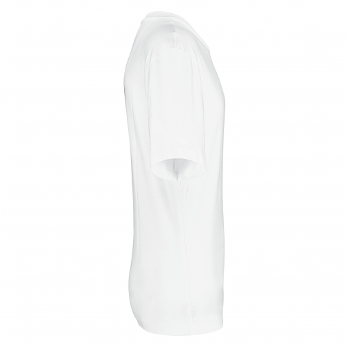 white Camiseta hombros caídos hombre