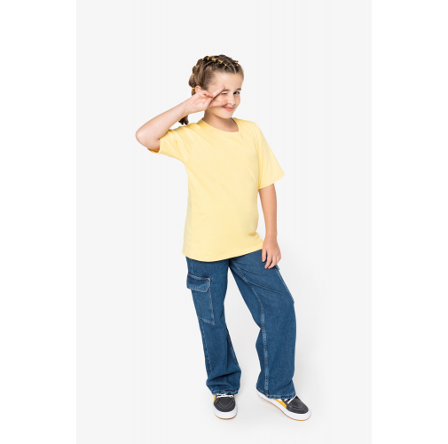Camiseta ecorresponsable oversize infantil