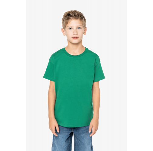 Camiseta ecorresponsable oversize infantil