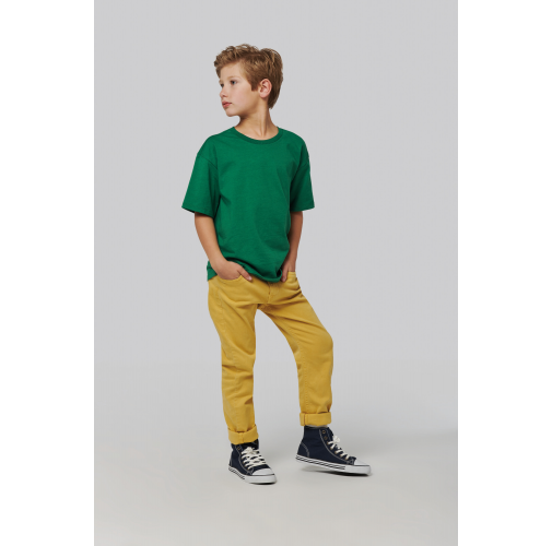 Camiseta ecorresponsable oversize infantil