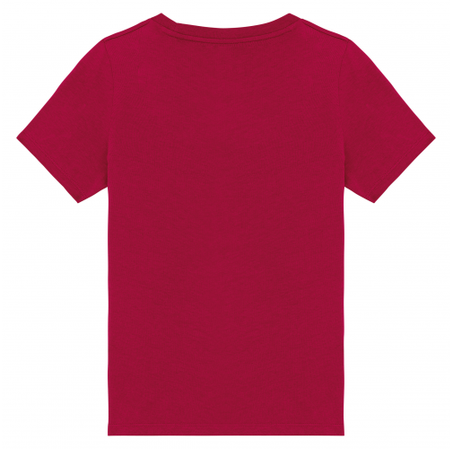 hibiscus red Camiseta ecorresponsable infantil