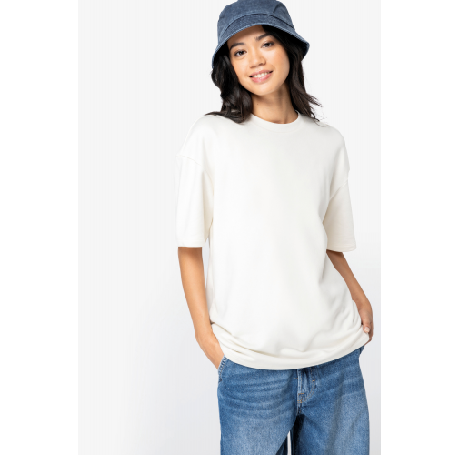 Camiseta ecorresponsable oversize French Terry unisex