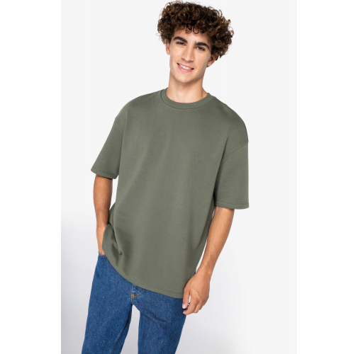 Camiseta ecorresponsable oversize French Terry unisex