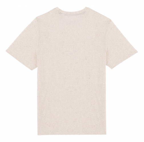 recycled cream heather Camiseta ecorresponsable reciclada unisex