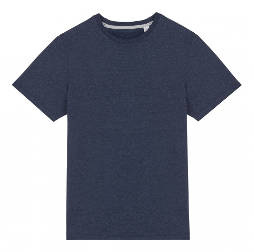 recycled navy heather Camiseta ecorresponsable reciclada unisex